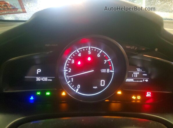 3MZBN1M38JM258721 2018 MAZDA 3 Blue Սարքավորումների վահանակի տեսք
