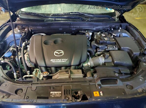 3MZBN1M38JM258721 2018 MAZDA 3 Blue Սալոնի հետևի տեսք