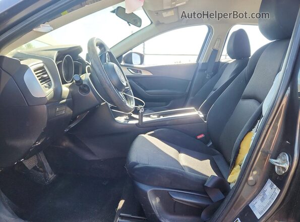 3MZBN1U71HM103389 2017 MAZDA 3 Gray Widok wnętrza z przodu