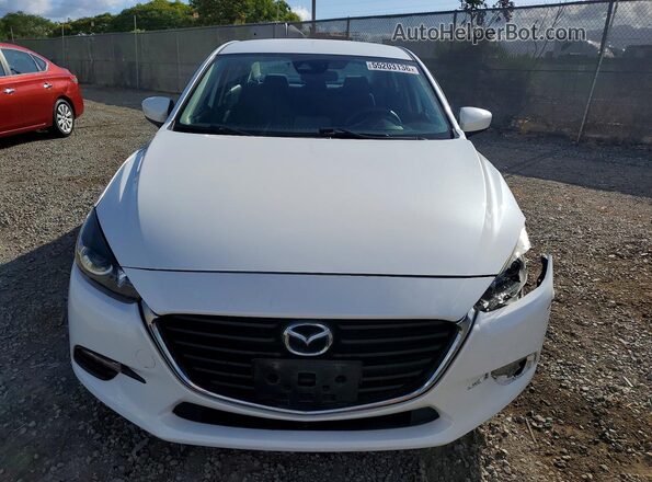 3MZBN1U71JM202915 2018 MAZDA 3 White Widok z przodu