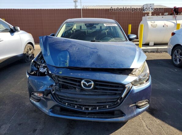 3MZBN1U71JM213848 2018 MAZDA 3 Blue წინა ხედი