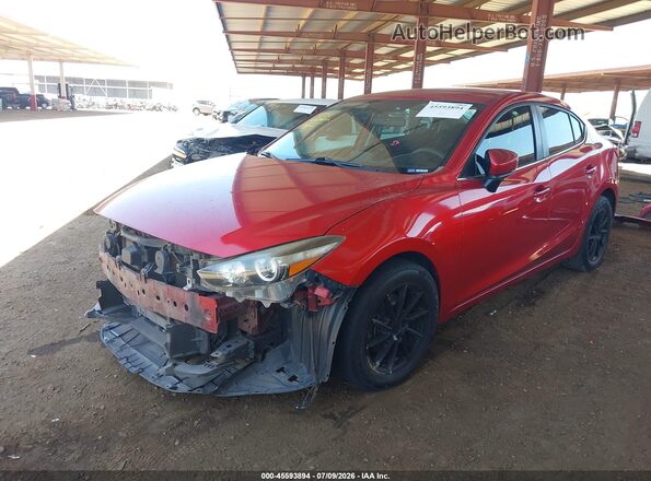 3MZBN1U73HM142453 2017 MAZDA 3 Red Vista tres cuartos delantera izquierda
