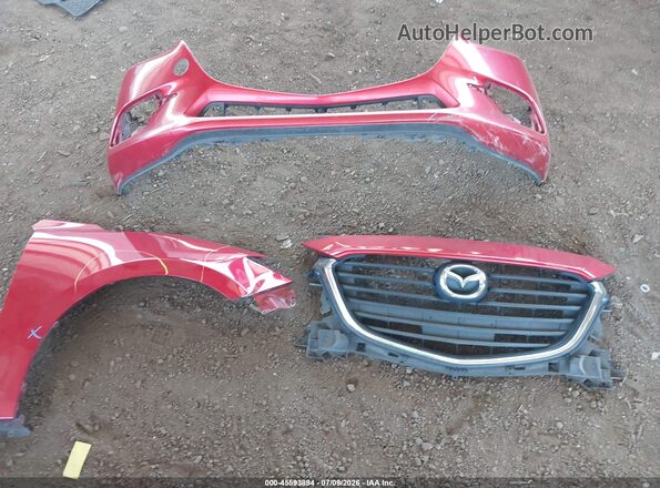 3MZBN1U73HM142453 2017 MAZDA 3 Red Vista del cuadro de instrumentos