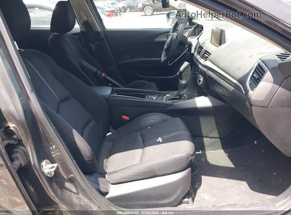 3MZBN1U73HM144994 2017 MAZDA 3 Black წინა სალონის ხედი
