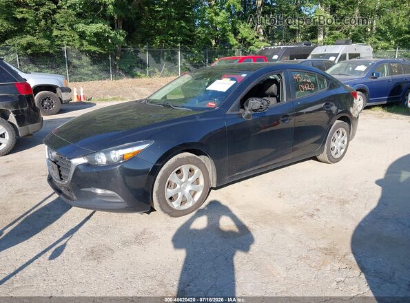 3MZBN1U73JM223135 2018 MAZDA 3 Black Передня ліва чверть