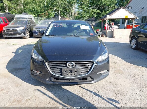 3MZBN1U73JM223135 2018 MAZDA 3 Black Вид щитка приладів