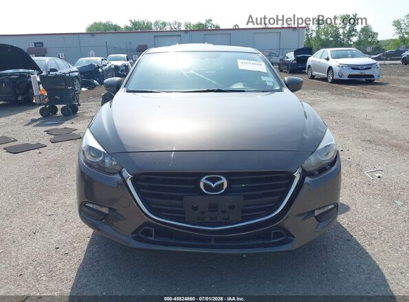 3MZBN1U74HM155907 2017 MAZDA 3 Brown Widok zestawu wskaźników