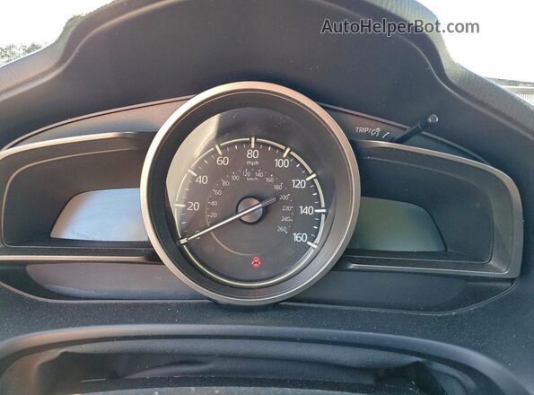 3MZBN1U74JM161325 2018 MAZDA 3 Black Вид щитка приладів