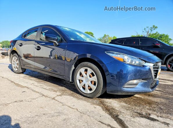 3MZBN1U74JM245791 2018 MAZDA 3 Blue Front right