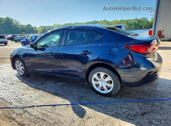 3MZBN1U74JM245791 2018 MAZDA 3 Blue Rear left