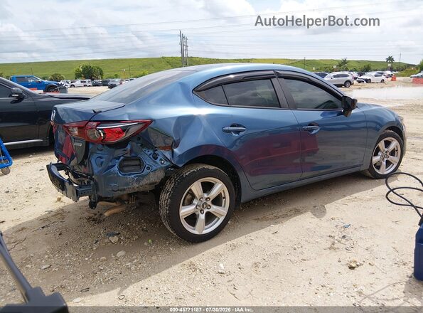 3MZBN1U74JM259593 2018 MAZDA 3 Blue Հետևի աջ