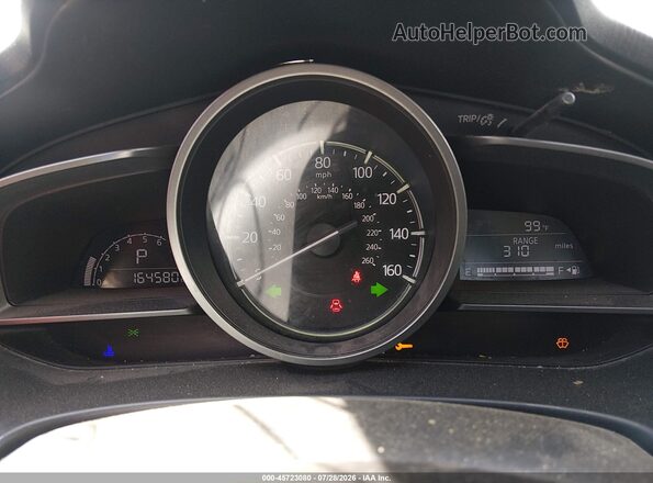3MZBN1U75HM110166 2017 MAZDA 3 Silver Widok tylnych siedzeń