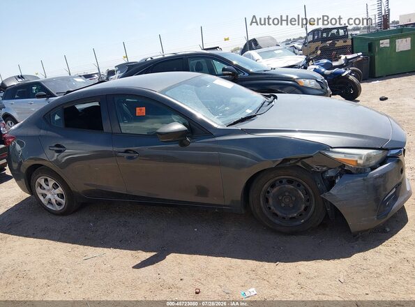 3MZBN1U75HM110166 2017 MAZDA 3 Silver Widok wnętrza z tyłu