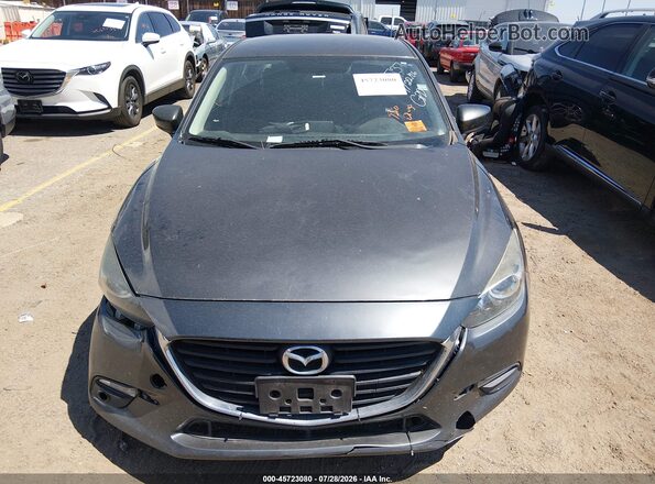 3MZBN1U75HM110166 2017 MAZDA 3 Silver Widok zestawu wskaźników