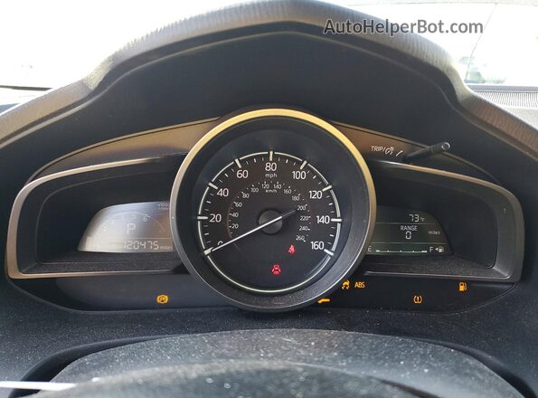 3MZBN1U75HM150327 2017 MAZDA 3 Brown ხელსაწყოთა პანელის ხედი
