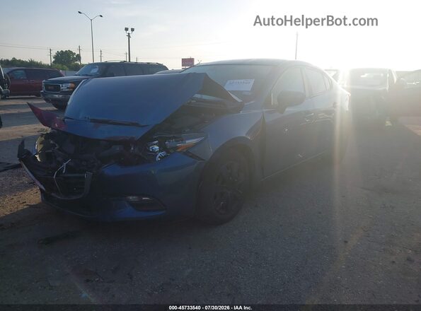 3MZBN1U76HM143659 2017 MAZDA 3 Blue Front left