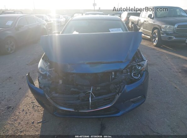 3MZBN1U76HM143659 2017 MAZDA 3 Blue Instrument cluster view