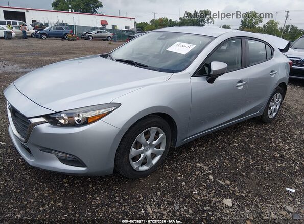 3MZBN1U76JM190941 2018 MAZDA 3 Silver Przód lewy