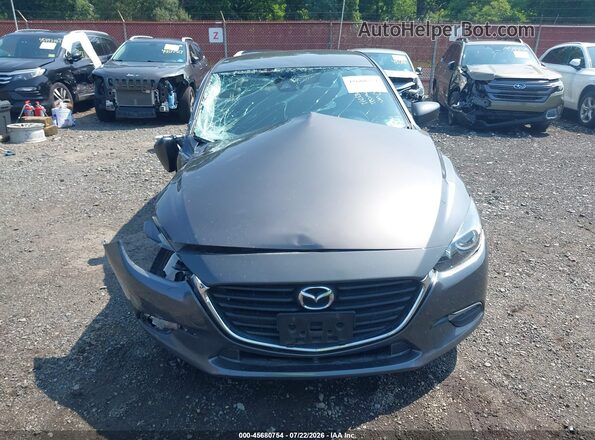 3MZBN1U76JM240382 2018 MAZDA 3 Gray ხელსაწყოთა პანელის ხედი