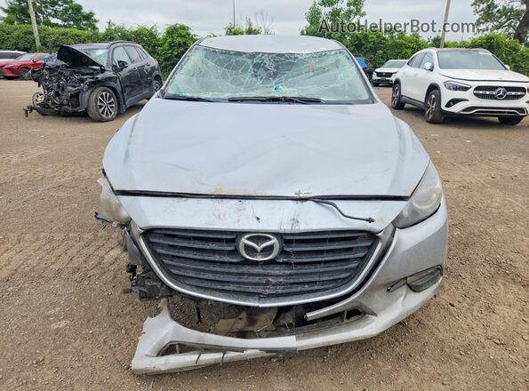 3MZBN1U76JM253830 2018 MAZDA 3 Silver Դիմացի տեսք