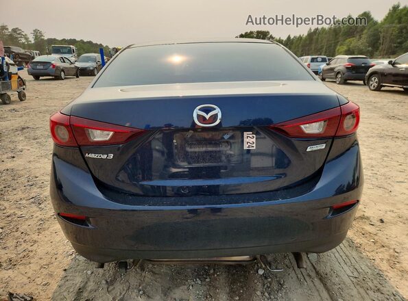 3MZBN1U77HM114526 2017 MAZDA 3 Blue Widok z tyłu
