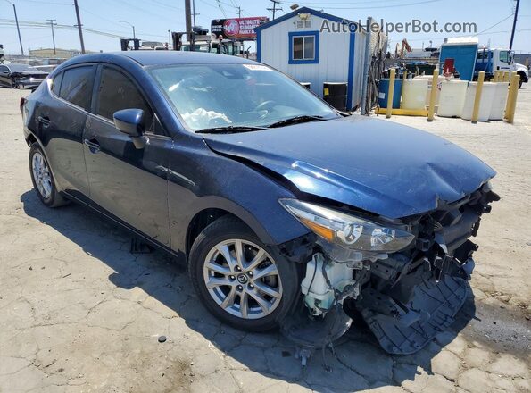 3MZBN1U78JM239640 2018 MAZDA 3 Синий Передняя правая четверть