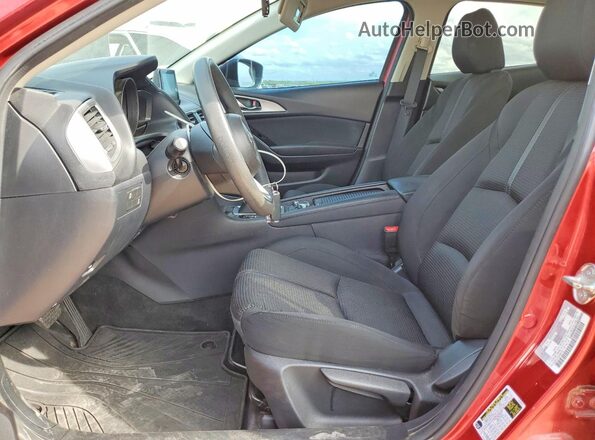 3MZBN1U78JM261752 2018 MAZDA 3 Red Widok wnętrza z przodu