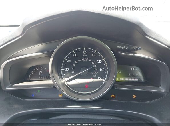 3MZBN1U79HM107030 2017 MAZDA 3 White უკანა სავარძლების ხედი