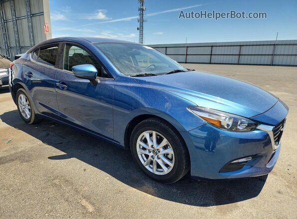 3MZBN1U79HM155336 2017 MAZDA 3 Blue Delantero derecho
