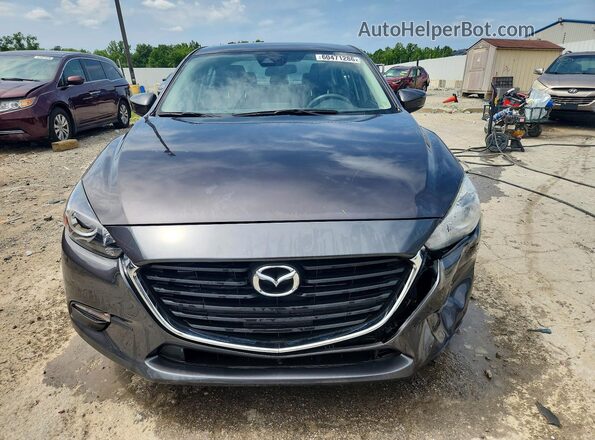 3MZBN1U79JM197527 2018 MAZDA 3 Gray წინა ხედი
