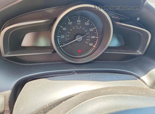 3MZBN1U79JM209787 2018 MAZDA 3 Gray Instrument cluster view