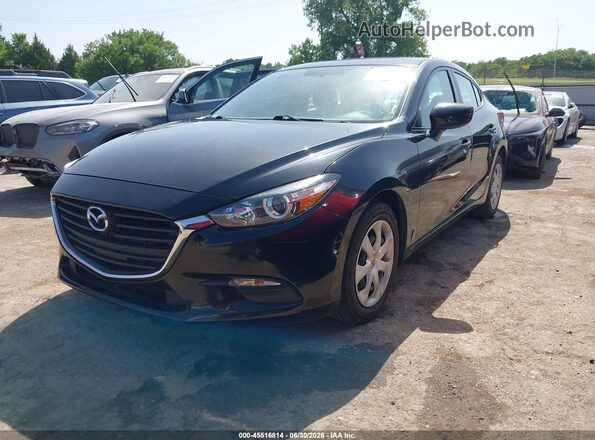 3MZBN1U7XHM156852 2017 MAZDA 3 Black Przód lewy