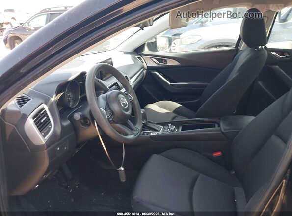 3MZBN1U7XHM156852 2017 MAZDA 3 Black Widok wnętrza z przodu