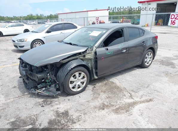 3MZBN1U7XJM161443 2018 MAZDA 3 Gray Przód lewy