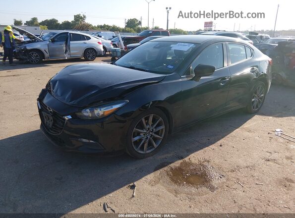 3MZBN1V30JM173287 2018 MAZDA 3 Black Przód lewy