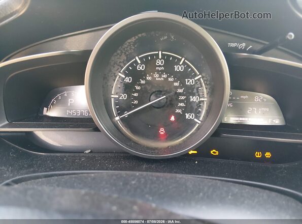 3MZBN1V30JM173287 2018 MAZDA 3 Black Widok tylnych siedzeń