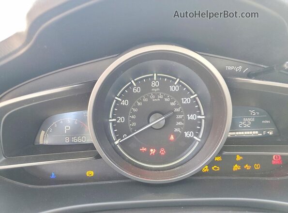 3MZBN1V30JM253723 2018 MAZDA 3 Black Սարքավորումների վահանակի տեսք