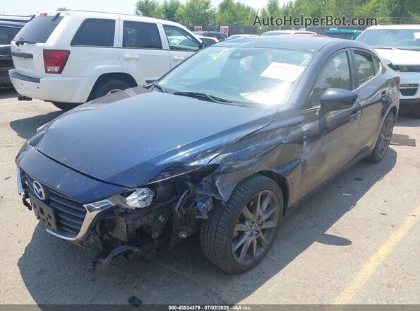 3MZBN1V30JM273437 2018 MAZDA 3 Blue Przód lewy