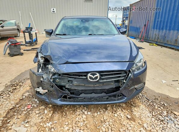 3MZBN1V31JM254976 2018 MAZDA 3 Blue Widok z przodu
