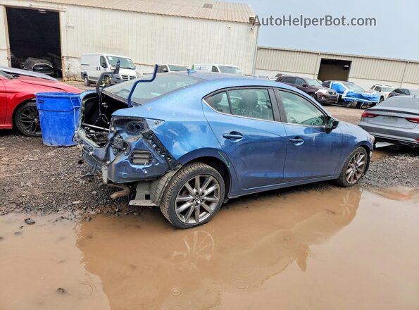 3MZBN1V32JM193587 2018 MAZDA 3 Синий Задняя правая четверть