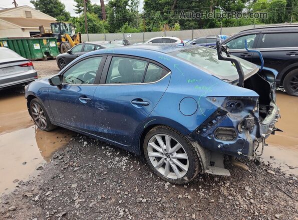 3MZBN1V32JM193587 2018 MAZDA 3 Синий Задняя левая четверть