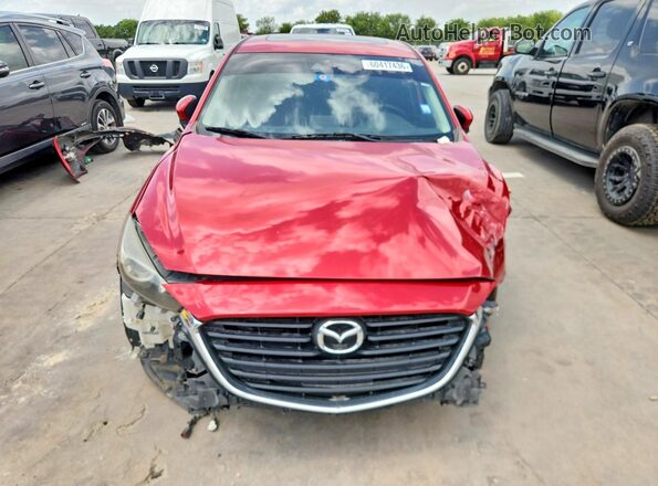 3MZBN1V32JM219623 2018 MAZDA 3 Red Դիմացի տեսք