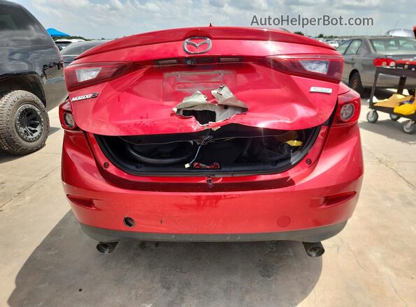 3MZBN1V32JM219623 2018 MAZDA 3 Red Հետևի տեսք