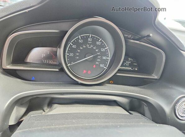 3MZBN1V32JM240620 2018 MAZDA 3 Серебряный Вид щитка приборов