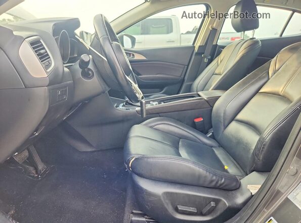 3MZBN1V34JM187323 2018 MAZDA 3 Gray Widok wnętrza z przodu