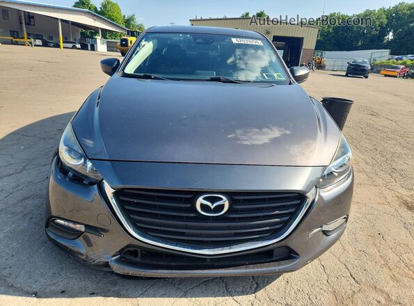 3MZBN1V34JM204606 2018 MAZDA 3 Charcoal Widok z przodu
