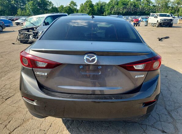 3MZBN1V34JM204606 2018 MAZDA 3 Charcoal Widok z tyłu