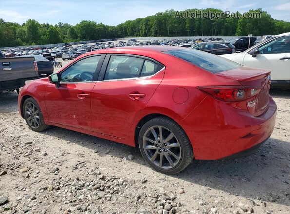 3MZBN1V37JM197747 2018 MAZDA 3 Красный Задняя левая четверть