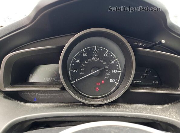 3MZBN1V38JM231887 2018 MAZDA 3 Blue Սարքավորումների վահանակի տեսք