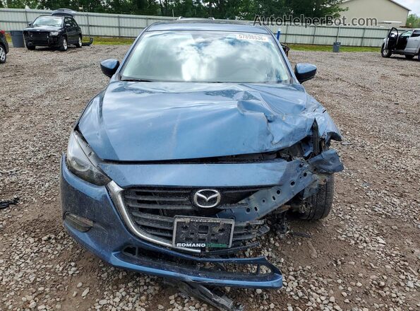 3MZBN1V38JM231887 2018 MAZDA 3 Blue Դիմացի տեսք